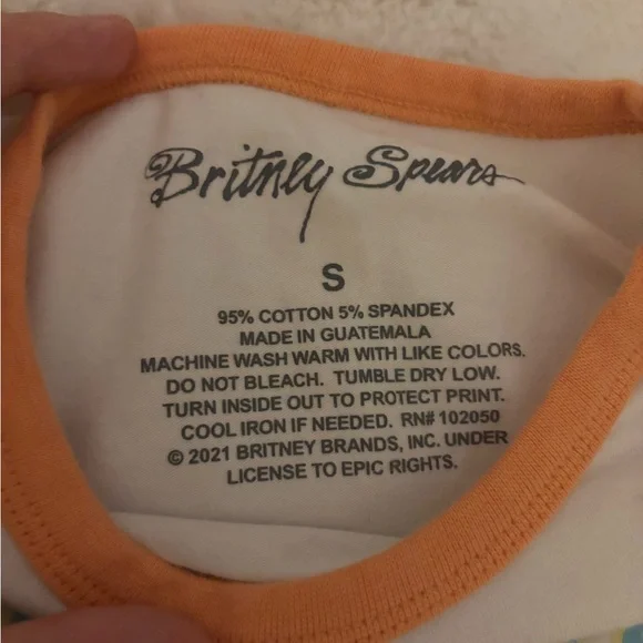 Britney Spears Graphic T-Shirt Vintage Y2K Baby Tee - Picture 3 of 4